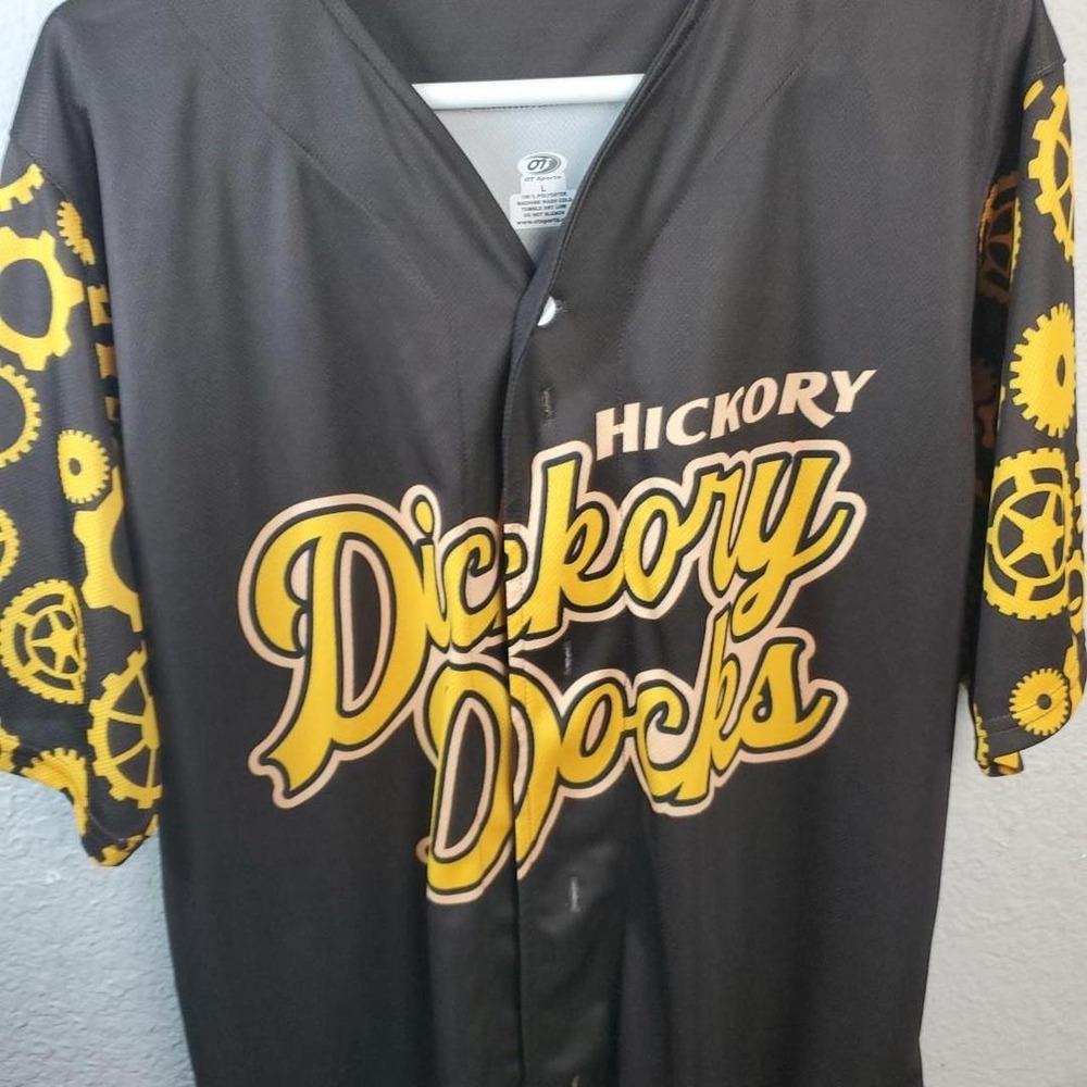 Hickory Dickory Docks OT Sports MiLB Baseball Jersey Large